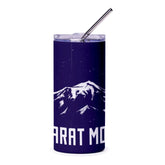 Arat Mountain Design on Blue Background Tumbler product